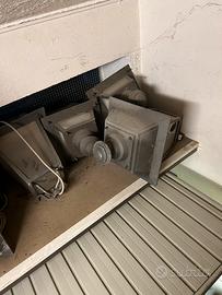 Lampioni in ferro lavorato da muro