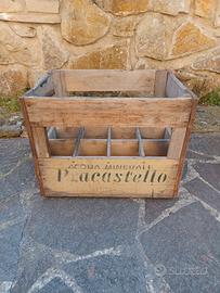 cassa in legno per acqua anni 60