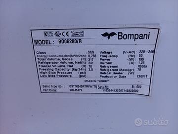 Frigo bompani retrò Set completo accessori