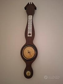 Stazione meteorologica da parete in legno