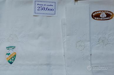 Lenzuola matrimoniali con federe