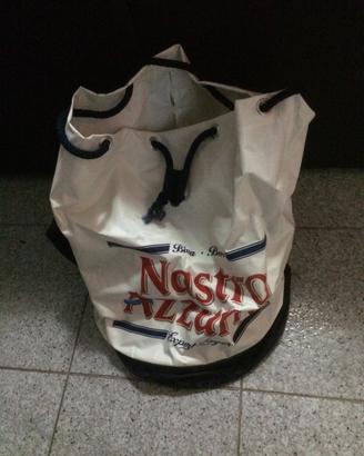 Borsone nastro azzurro