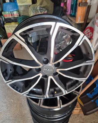 Cerchi in lega mak linea per ford 17 pollici