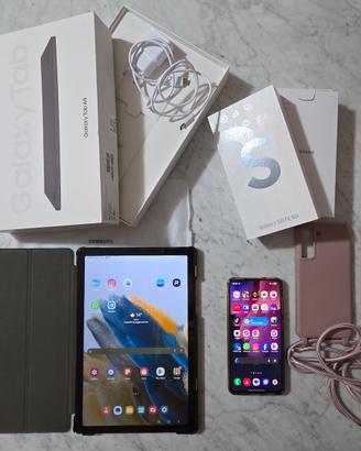 Samsung S21 FE + Samsung Galaxy Tab A8 - Ottime c