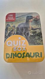 Quiz box dinosauri 100 domande e risposte