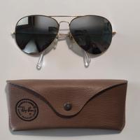 Occhiali da sole Ray-Ban Aviator vintage anni '80 