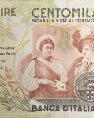 banconota da 100000 lire 