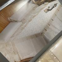 Completo letto e copriletto da corredo