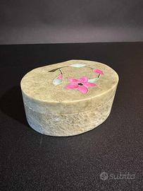 Scatolina in onice verde made in India