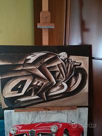 Dipinti fatti a mano con vari soggetti auto,copie