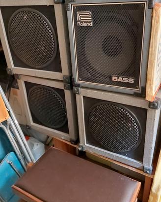 cassa basso Roland+3 artigianali 