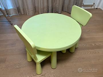 Tavolo + sedie per bambini IKEA MAMMUT