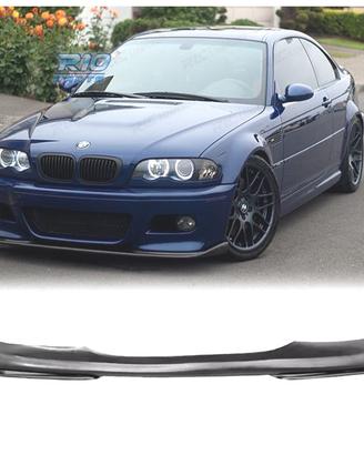 SPOILER LIP BMW E46 98-07 LOOK M3 NERO OPACO