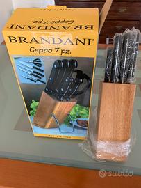 Ceppo coltelli 7 pezzi Brandani