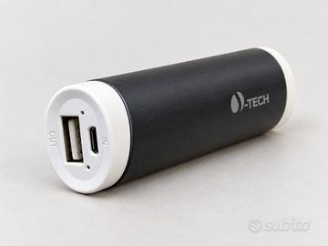 power bank D-Tech portatile USB nero