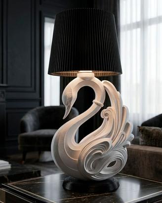 Lampada da tavolo Cigno in stampa 3D – Design mode