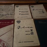Collezione di libretti di uso manutenzione Lancia