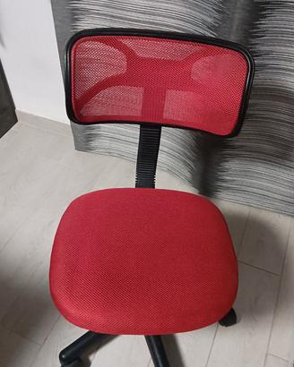 sedia con rotelle 