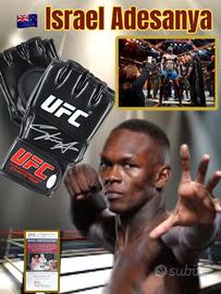 Israel Adesanya UFC autographed authenticity JSA