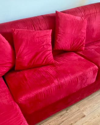 Divano letto con chaise long