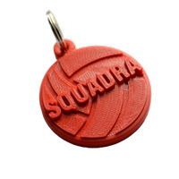 Portachiavi pallavolo personalizzato con nome