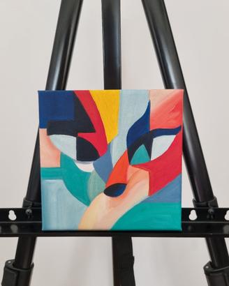 Quadro – gatto stilizzato – olio su tela