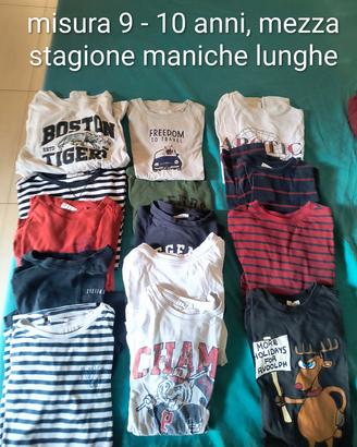 t-shirt maniche lunghe mezza stagione 