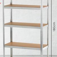 Scaffale in alluminio da esterno o cantina