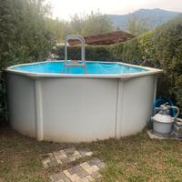 Piscina fuori terra fissa 7,40 x 3,60