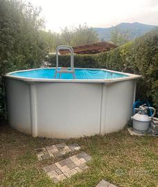 Piscina fuori terra fissa 7,40 x 3,60