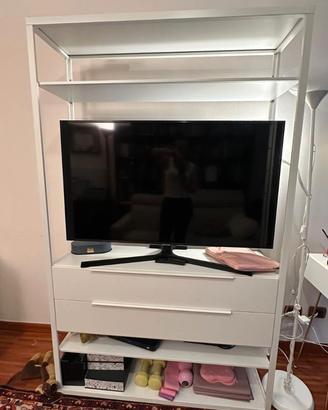 IKEA FJÄLKINGE libreria / mobile TV con 2 cassetti