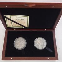 Moneta argento Leone Swarovski Bielorussia Mennica