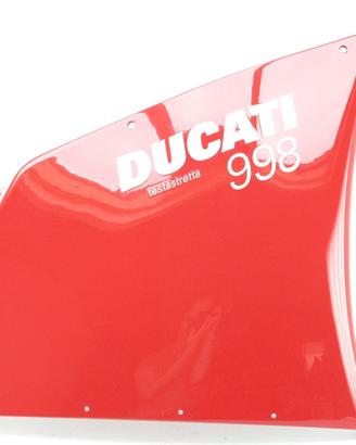 Carena laterale superiore destra rossa Ducati 998
