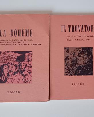 Lotto 2 libretti nuovii X seguire le opere inglese