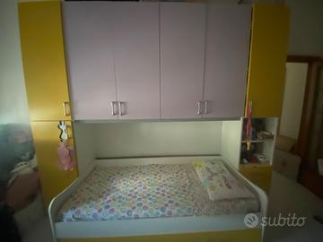 Cameretta a ponte con letto estraibile