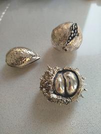 Frutta placcata argento