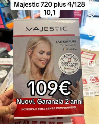 Majestic Tab 720 Plus 🖥 Display 10.1” IPS HD