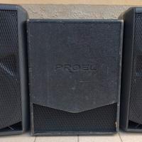 Proel Flash 12A + Subwoofer Flash 15SA