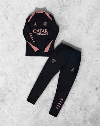 Nike Jordan PSG Tuta Nera/Rosa Completo Originale