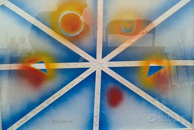 dipinto del  pittore  ATTIVISSIMO (1951-1992)