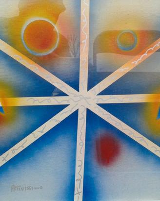 dipinto del  pittore  ATTIVISSIMO (1951-1992)