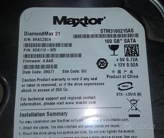 Hard disk maxtor