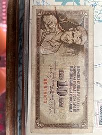 I1100 banconota jugoslavia