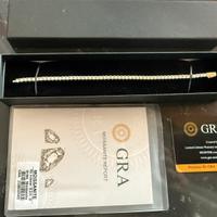 Bracciale Tennis Diamanti MOISSANITE + GRA  Card 💎