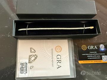 Bracciale Tennis Diamanti MOISSANITE + GRA  Card 💎