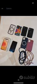 iPhone 12 128gb + 6 cover. e cavi di ricarica