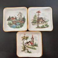 Piattini quadrati H&C Selb Heinrich Bavaria