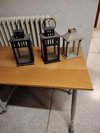 Lanterne in metallo o legno