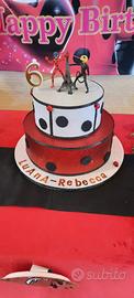 Torta scenografica di LadyBug