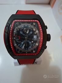 orologio rosso nero T5